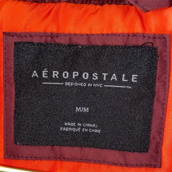 Aeropostale Maroon and Orange Vest - Picture 7 of 15